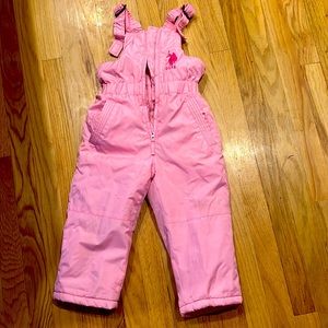Pink snow pants, 3t